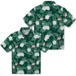 Hawaii Rainbow Warriors Hawaiian Shirt – Flamingo and Hibiscus