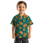 Hawaii Rainbow Warriors Hawaiian Shirt – Hibiscus and Palm Leaves