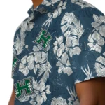 Hawaii Rainbow Warriors Hawaiian Shirt – Hibiscus Flowers