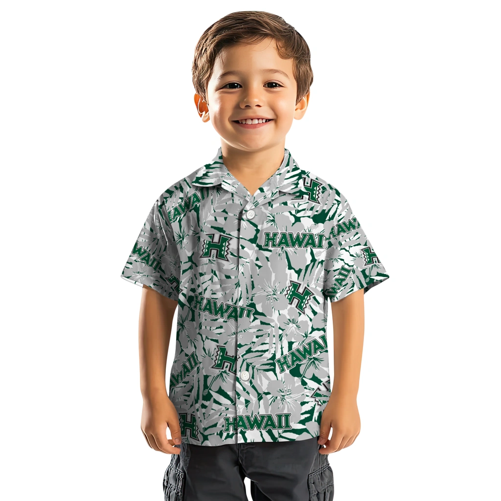 Hawaii Rainbow Warriors Hawaiian Shirt - Hibiscus Overlay hawaii rainbow warriors hibiscus overlay hawaiian shirts top rated