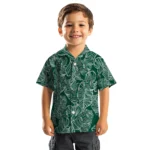 Hawaii Rainbow Warriors Hawaiian Shirt – Leaf Outline