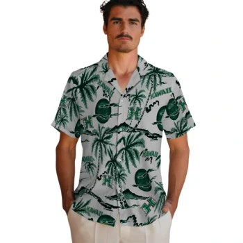 hawaii rainbow warriors palm sunset hawaiian shirts fashion forward