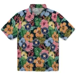 Houston Astros Hawaiian Shirt – Brilliant Hibiscus Garden