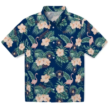 houston astros flamingo palms blue hawaiian shirts best selling
