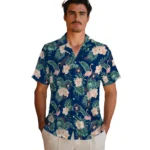 Houston Astros Hawaiian Shirt – Flamingo and Hibiscus