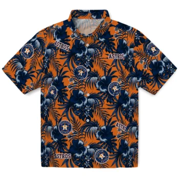 houston astros hibiscus exotic blue hawaiian shirts best selling