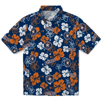 houston astros hibiscus bloom blue hawaiian shirts best selling