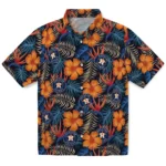 Houston Astros Hawaiian Shirt – Hibiscus Foliage