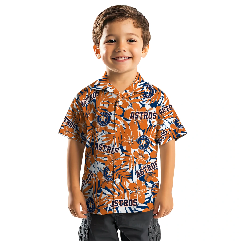 Houston Astros Hawaiian Shirt - Hibiscus Overlay houston astros hibiscus overlay hawaiian shirts top rated