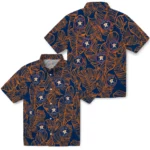 Houston Astros Hawaiian Shirt – Leaf Outline