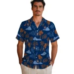 Houston Astros Hawaiian Shirt – Palm And Clouds