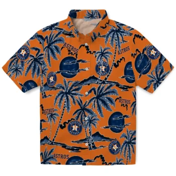 houston astros palm sunset hawaiian shirts best selling