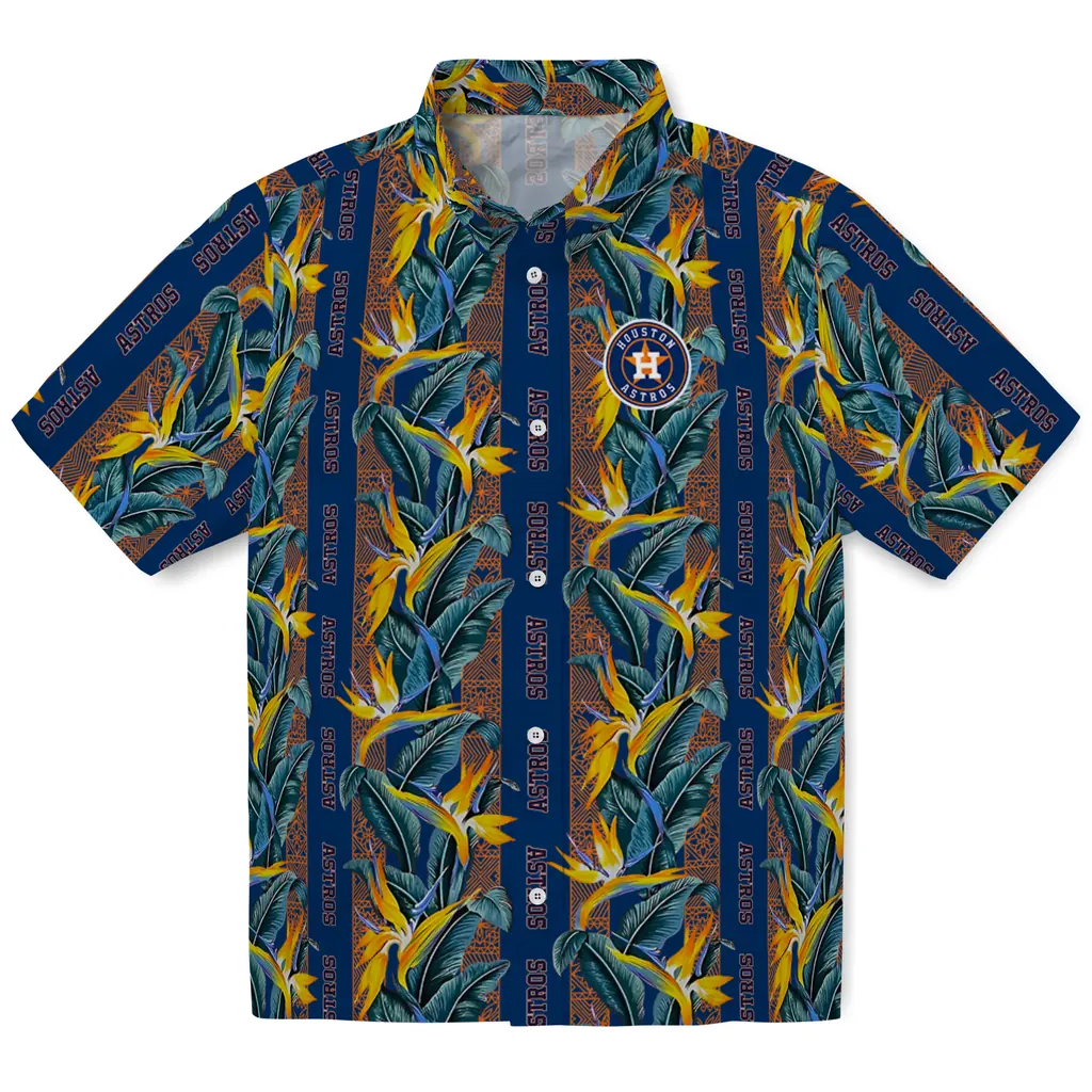 Houston Astros Hawaiian Shirt - Paradise Vines houston astros paradise vines blue hawaiian shirts best selling