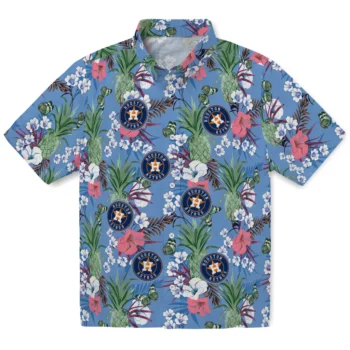 houston astros pineapple bouquet best sky blue hawaiian shirts best selling