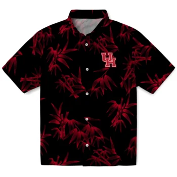 houston cougars bamboo branches red black hawaiian shirts best selling