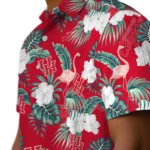 Houston Cougars Hawaiian Shirt – Flamingo and Hibiscus