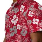 Houston Cougars Hawaiian Shirt – Hibiscus Flower Design