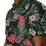 Houston Cougars Hawaiian Shirt – Hibiscus Leaves Pattern