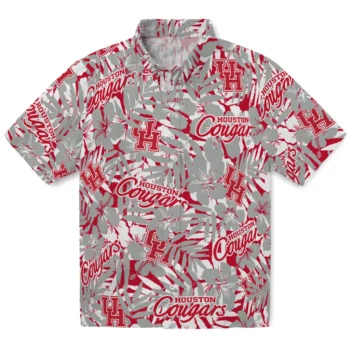 houston cougars hibiscus overlay hawaiian shirts best selling