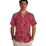 Houston Cougars Hawaiian Shirt – Leaf Outline