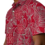 Houston Cougars Hawaiian Shirt – Leaf Outline