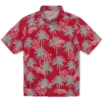 Houston Cougars Hawaiian Shirt – Palm Tree Motif
