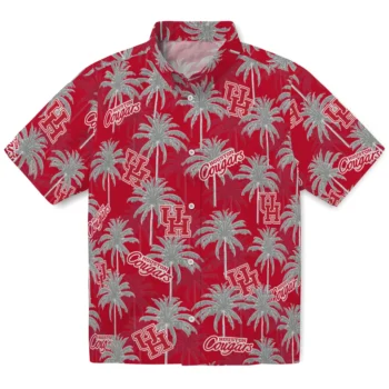 houston cougars palm grove red hawaiian shirts best selling