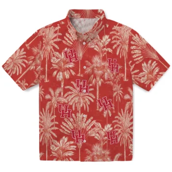 houston cougars palm shadows red hawaiian shirts best selling