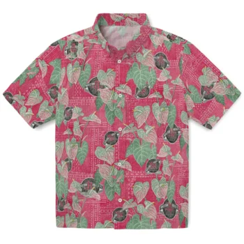 houston rockets anthurium overlay red hawaiian shirts best selling