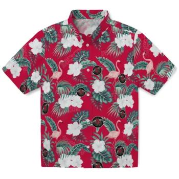 houston rockets flamingo palms red hawaiian shirts best selling