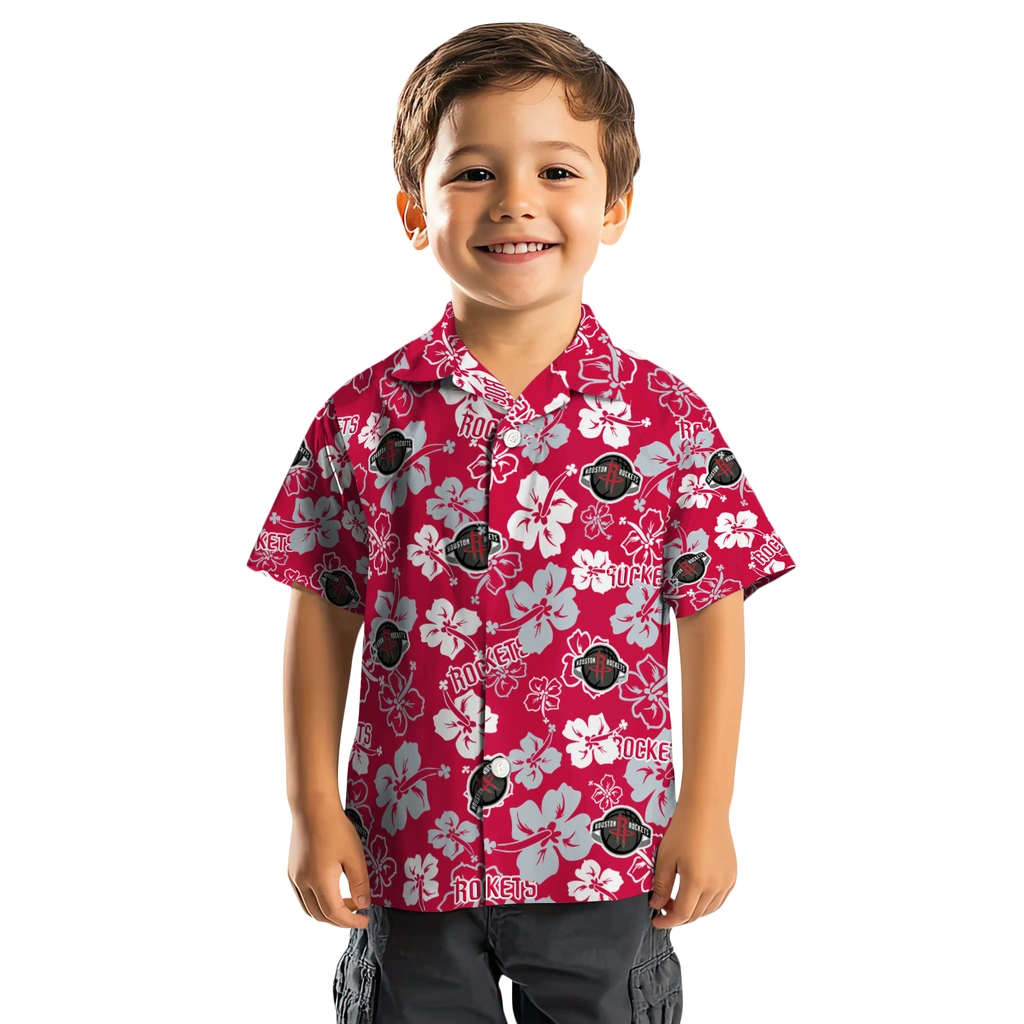Houston Rockets Hawaiian Shirt - Hibiscus Flower Design houston rockets hibiscus bloom red hawaiian shirts top rated