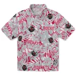 Houston Rockets Hawaiian Shirt – Hibiscus Overlay