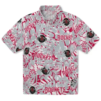 houston rockets hibiscus overlay hawaiian shirts best selling