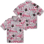Houston Rockets Hawaiian Shirt – Hibiscus Overlay