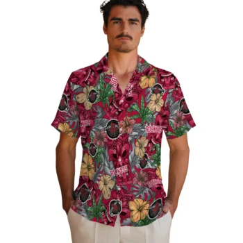 houston rockets tiki jungle red hawaiian shirts fashion forward