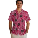 Houston Rockets Hawaiian Shirt – Leaf Outline