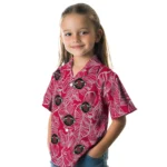 Houston Rockets Hawaiian Shirt – Leaf Outline