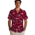 Houston Rockets Hawaiian Shirt – Palm And Clouds