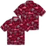 Houston Rockets Hawaiian Shirt – Palm And Clouds