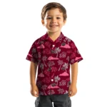 Houston Rockets Hawaiian Shirt – Palm And Clouds