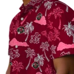 Houston Rockets Hawaiian Shirt – Palm And Clouds