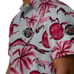 Houston Rockets Hawaiian Shirt – Palm Sunset