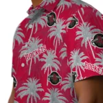 Houston Rockets Hawaiian Shirt – Palm Tree Motif