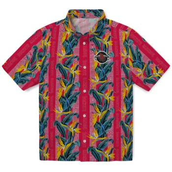 houston rockets paradise vines red hawaiian shirts best selling