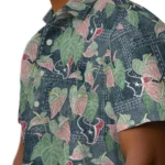 Houston Texans Hawaiian Shirt – Anthurium Overlay