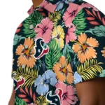 Houston Texans Hawaiian Shirt – Brilliant Hibiscus Garden