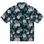 Houston Texans Hawaiian Shirt – Flamingo and Hibiscus