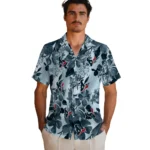 Houston Texans Hawaiian Shirt – Hibiscus Arrangement