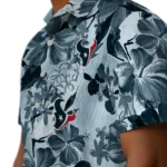 Houston Texans Hawaiian Shirt – Hibiscus Arrangement