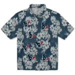 Houston Texans Hawaiian Shirt – Hibiscus Flowers